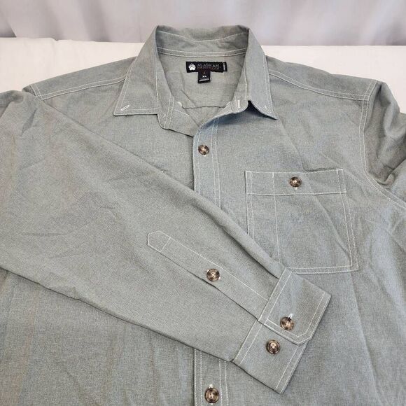 Duluth Teading Co Alaskan Hard Gear Button-up Long-Sleeve Men's Size XL J5 - Picture 1 of 10